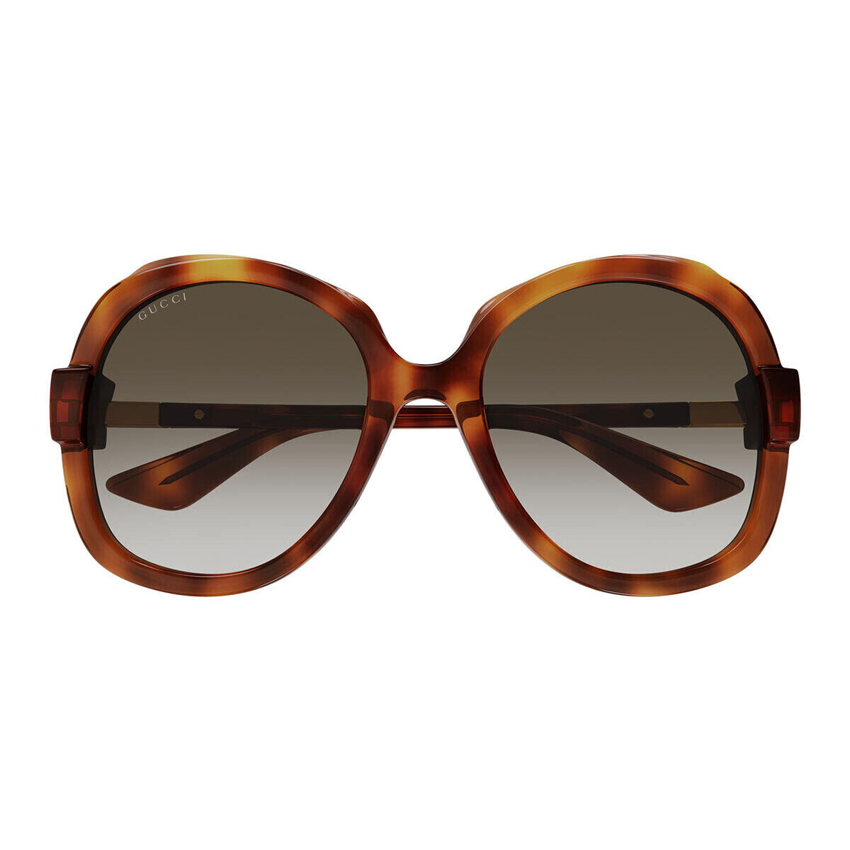 Hodinky & Bižutéria Slnečné okuliare Gucci Occhiali da Sole  GG1432S 002 Hnedá