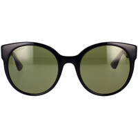 Hodinky & Bižutéria Slnečné okuliare Gucci Occhiali da Sole  GG0035S 002 Čierna