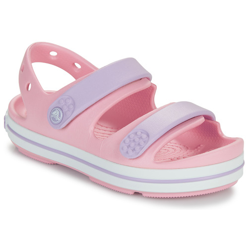 Topánky Dievča Sandále Crocs Crocband Cruiser Sandal T Ružová
