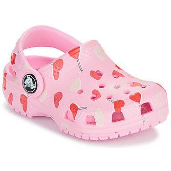 Topánky Dievča Nazuvky Crocs Classic VDay Clog T Ružová / Červená