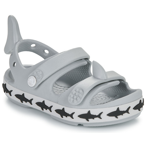Topánky Deti Sandále Crocs Crocband Cruiser Shark SandalT Šedá