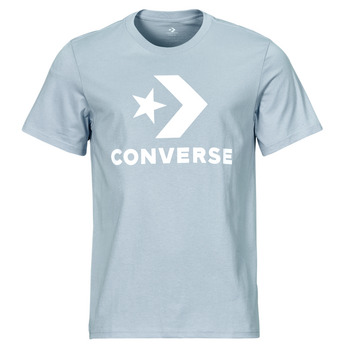 Oblečenie Tričká s krátkym rukávom Converse LOGO STAR CHEV  SS TEE CLOUDY DAZE Modrá