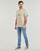 Oblečenie Tričká s krátkym rukávom Converse CHUCK PATCH TEE BEACH STONE / WHITE Béžová