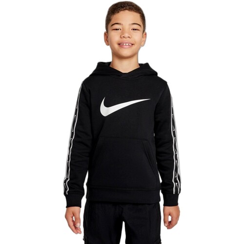 Oblečenie Chlapec Mikiny Nike SUDADERA  REPEAT FLEECE DZ5624 Čierna