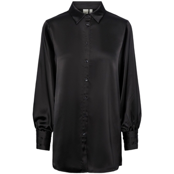 Oblečenie Žena Blúzky Y.a.s YAS Noos Pella Shirt L/S - Black Čierna