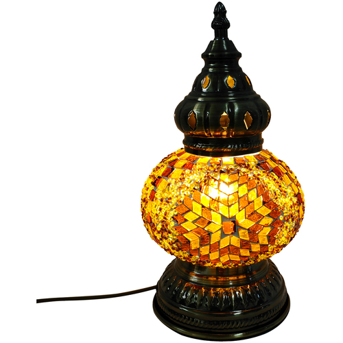 Domov Stolové lampy Signes Grimalt Mozaika Oranžová