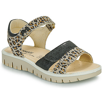 Topánky Dievča Sandále Primigi AXEL Čierna / Leopard
