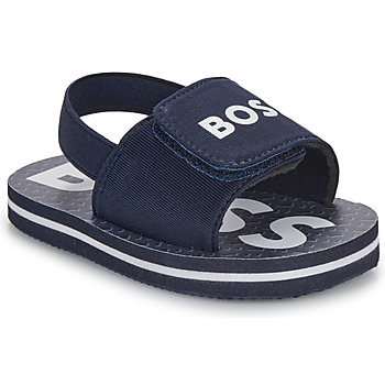 Topánky Chlapec Sandále BOSS ESSENTIEL 1 Námornícka modrá