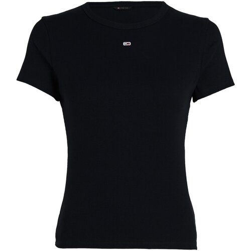 Oblečenie Žena Tričká a polokošele Tommy Jeans DW0DW17383 Čierna