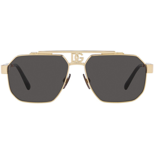 Hodinky & Bižutéria Slnečné okuliare D&G Occhiali da Sole Dolce&Gabbana DG2294 02/87 Zlatá