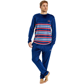 Oblečenie Muž Pyžamá a nočné košele Munich MUDP0152 Modrá