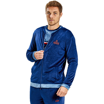 Oblečenie Muž Pyžamá a nočné košele Munich MUDP0153 Modrá