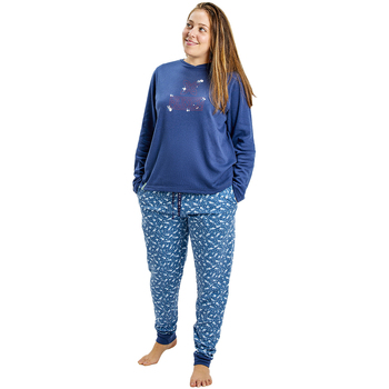 Oblečenie Žena Pyžamá a nočné košele Munich MUDP0200 Modrá