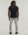 Oblečenie Muž Tričká s krátkym rukávom Versace Jeans Couture 76GAHG00 Čierna / Biela