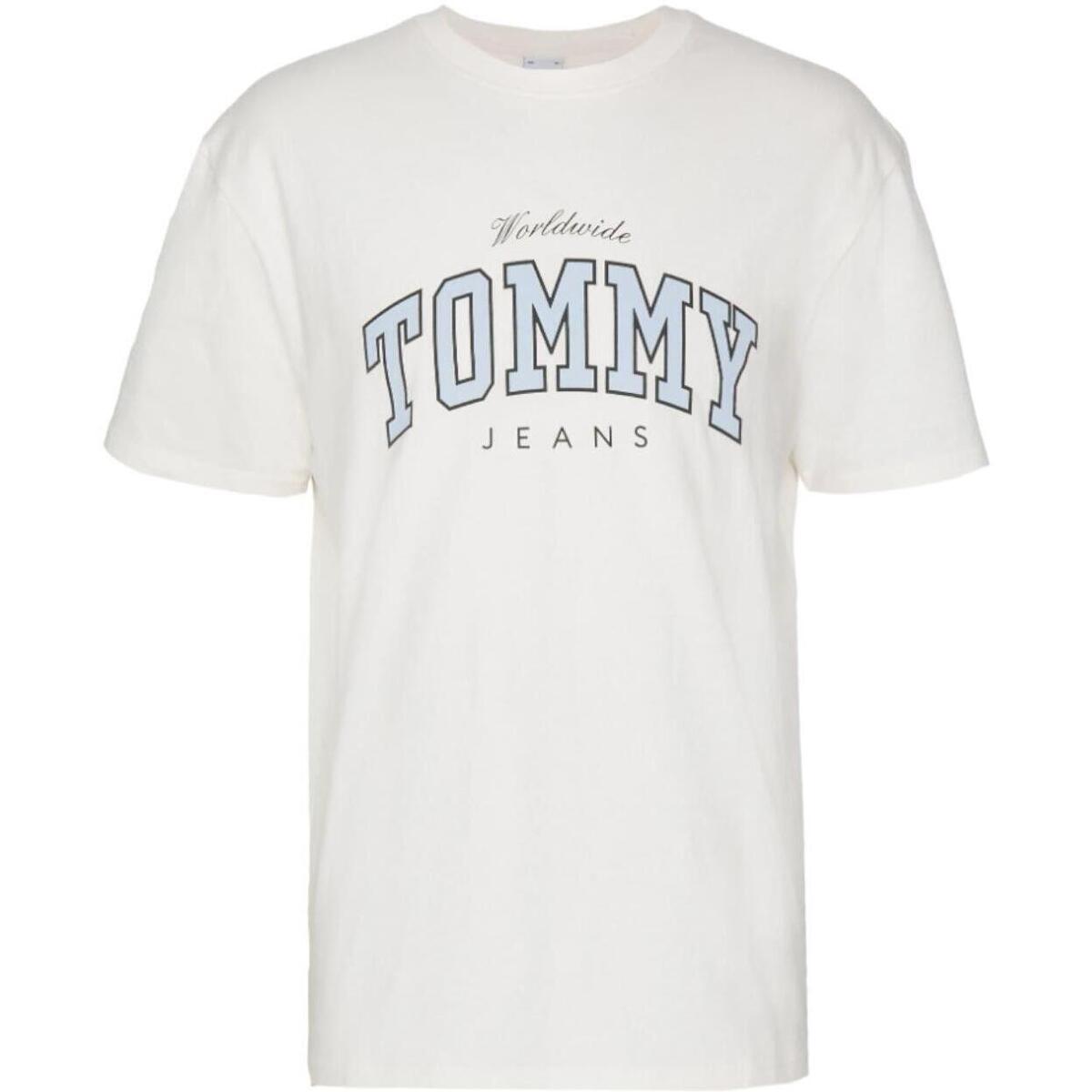Oblečenie Muž Tričká s krátkym rukávom Tommy Hilfiger  Biela