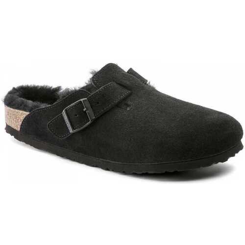 Topánky Sandále Birkenstock Boston vl shearling black Čierna