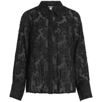 Oblečenie Žena Blúzky Vila Kyoto Shirt L/S - Black Čierna