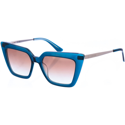 Hodinky & Bižutéria Žena Slnečné okuliare Calvin Klein Jeans CK22516S-431 Modrá