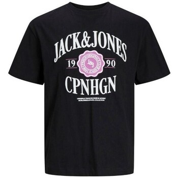 Oblečenie Muž Tričká s krátkym rukávom Jack & Jones 12251899 JORLUCCA Čierna