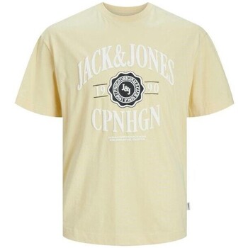 Oblečenie Muž Tričká s krátkym rukávom Jack & Jones 12251899 JORLUCCA Žltá
