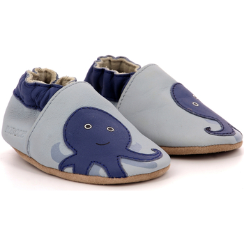 Topánky Chlapec Detské papuče Robeez Weird Octopus Modrá