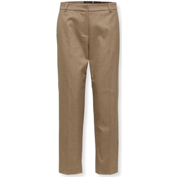 Selected W Noos Ria Trousers - Camel Hnedá