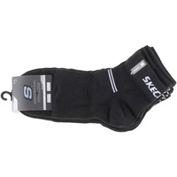 Spodná bielizeň Športové ponožky Skechers 5PPK Wm Mesh Ventilation Quarter Socks Čierna