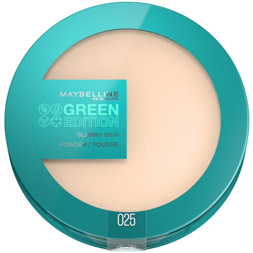 krasa Žena Lícenky & púdre Maybelline New York Green Edition Blurry Skin Face Powder - 025 Béžová