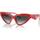 Hodinky & Bižutéria Slnečné okuliare D&G Occhiali da Sole Dolce&Gabbana DG4439 30888G Červená