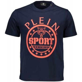 Oblečenie Muž Tričká s krátkym rukávom Philipp Plein Sport TIPS128 Modrá
