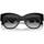 Hodinky & Bižutéria Žena Slnečné okuliare D&G Occhiali da Sole Dolce&Gabbana DG4449 3372/P Čierna