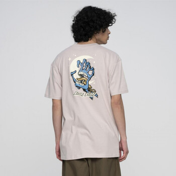 Oblečenie Muž Tričká a polokošele Santa Cruz Cosmic bone hand t-shirt Šedá