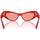 Hodinky & Bižutéria Žena Slnečné okuliare D&G Occhiali da Sole Dolce&Gabbana DG4450 3088E4 Červená