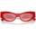 Hodinky & Bižutéria Žena Slnečné okuliare D&G Occhiali da Sole Dolce&Gabbana DG4450 3088E4 Červená