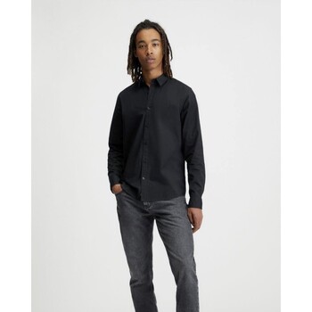 Oblečenie Muž Košele s dlhým rukávom Calvin Klein Jeans J30J324614BEH Čierna
