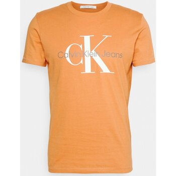 Oblečenie Muž Tričká s krátkym rukávom Calvin Klein Jeans J30J320806 Oranžová
