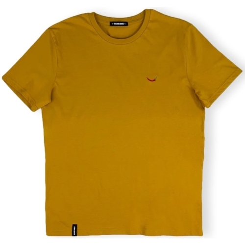 Oblečenie Muž Tričká a polokošele Organic Monkey T-Shirt Red Hot - Mustard Žltá