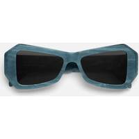 Hodinky & Bižutéria Slnečné okuliare Retrosuperfuture Occhiali da Sole  Tempio Blue Marble BJR Modrá