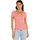 Oblečenie Žena Tričká s krátkym rukávom Tommy Jeans CAMISETA AJUSTADA ESSENTIAL MUJER   DW0DW17385 Ružová