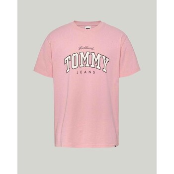 Oblečenie Muž Tričká s krátkym rukávom Tommy Hilfiger DM0DM18287 Ružová