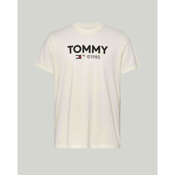 Oblečenie Muž Tričká s krátkym rukávom Tommy Hilfiger DM0DM18264YBH Biela