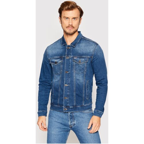 Oblečenie Muž Vyteplené bundy Tommy Jeans DM0DM10244 Modrá