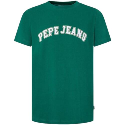 Oblečenie Muž Tričká s krátkym rukávom Pepe jeans  Zelená