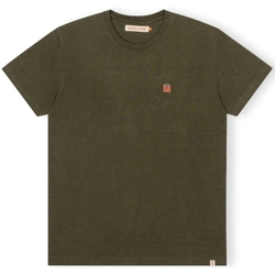 Oblečenie Muž Tričká a polokošele Revolution T-Shirt Regular 1340 WES - Army/Melange Zelená