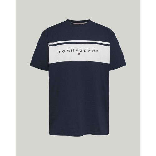 Oblečenie Muž Tričká s krátkym rukávom Tommy Hilfiger DM0DM18658C1G Modrá