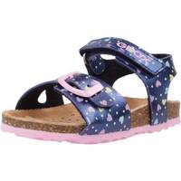 Topánky Dievča Sandále Geox B SANDAL CHALKI GIRL Modrá