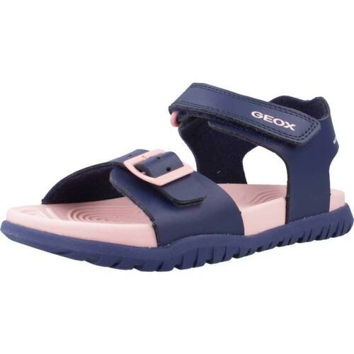 Topánky Dievča Sandále Geox J SANDAL FUSBETTO GI Modrá