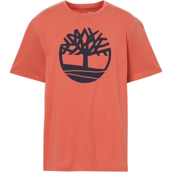 Oblečenie Muž Tričká s krátkym rukávom Timberland 227500 Oranžová