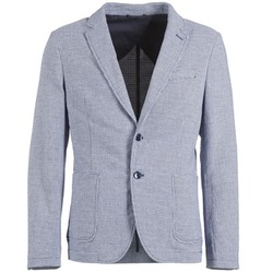 Oblečenie Muž Saká a blejzre Benetton CHEVOTU Modrá