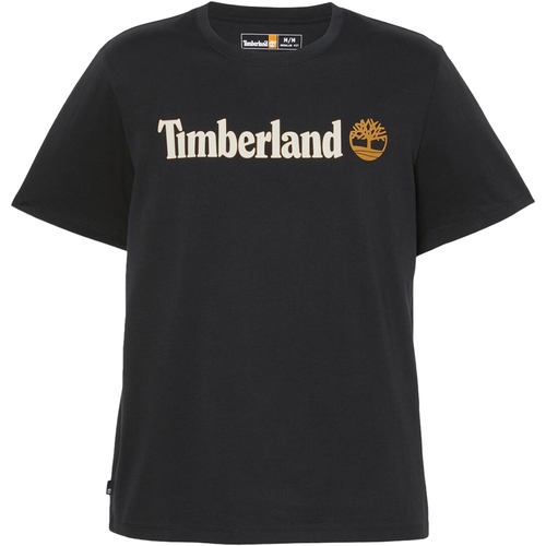Oblečenie Muž Tričká s krátkym rukávom Timberland 227636 Čierna